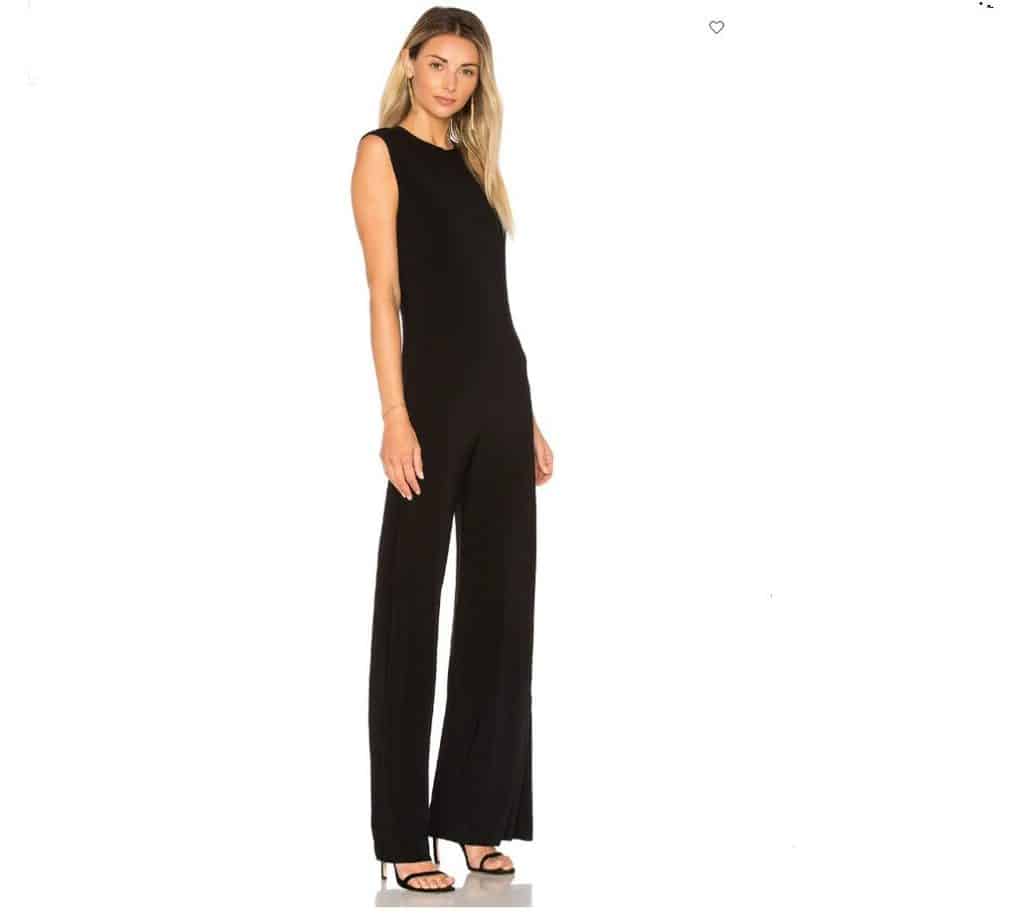 Black Sleeveless Jumpsuit