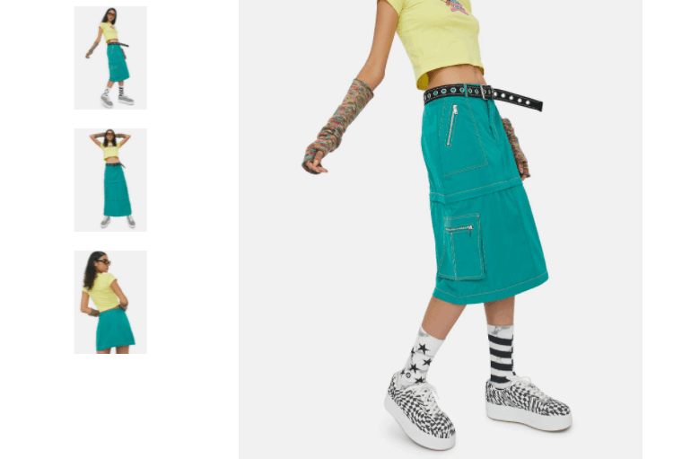 Dial Tone Cargo Maxi Skirt