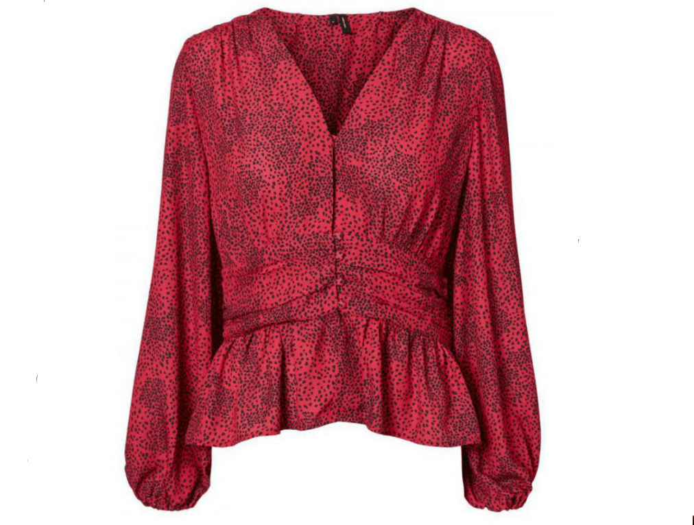 10 Stunning Top Red Blouse Ideas - Stylelisty