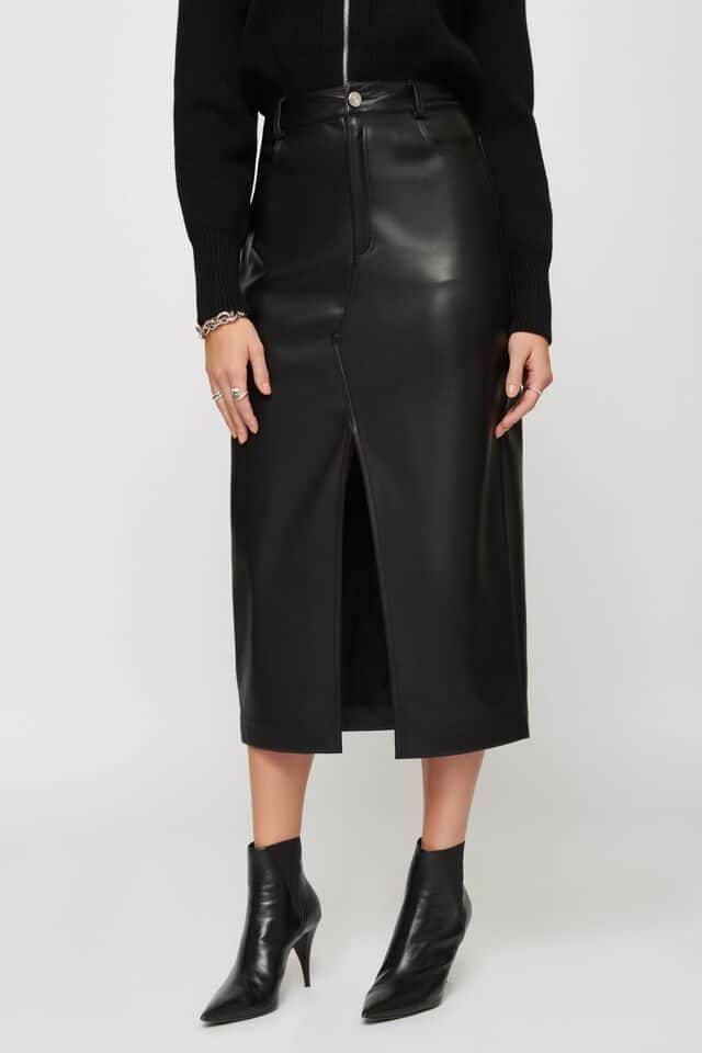 10 Best Faux Leather Skirts To Level Up Your Look - Stylelisty