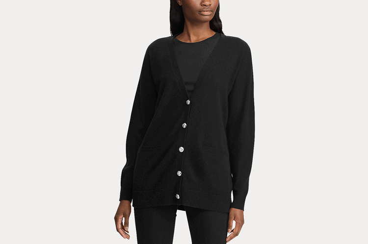 Lauren Ralph Lauren Washable Cashmere Cardigan