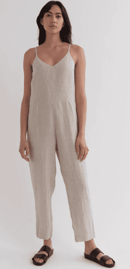 Assembly Label Linen Slip Jumpsuit