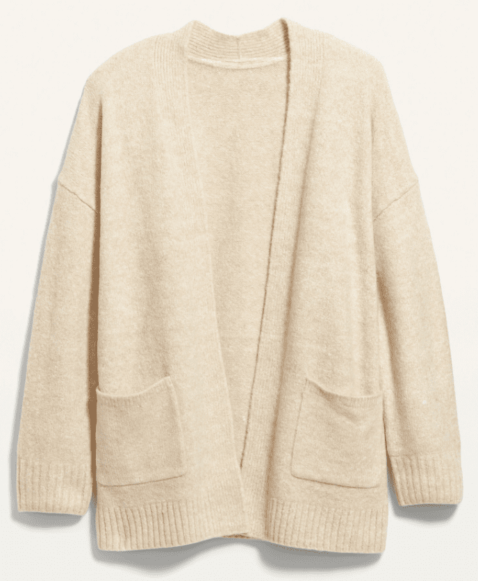 Cozy-Knit Open-Front Cardigan Sweater for Women