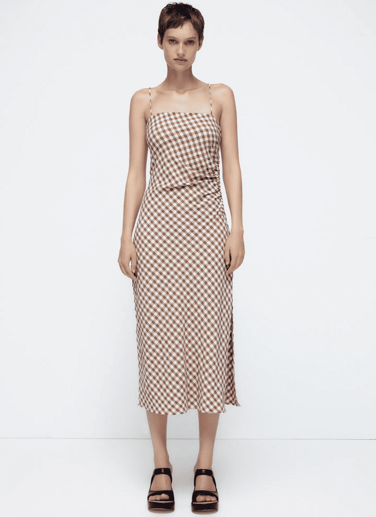 Gingham Dress by Zara