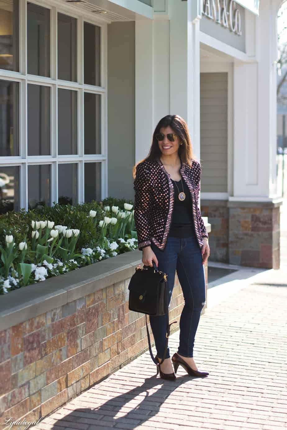 sequin blazer stunning