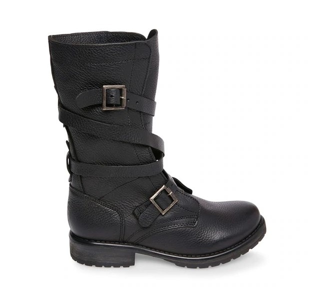 Banddit Black Leather Boots