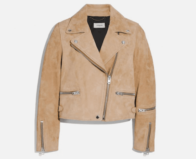 Suede Biker Jacket