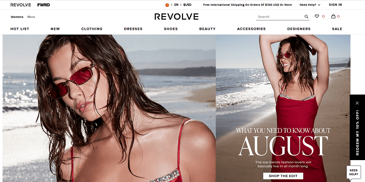 revolve clothing