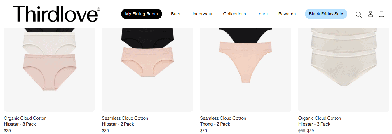 ThirdLove Seamless Cloud Cotton