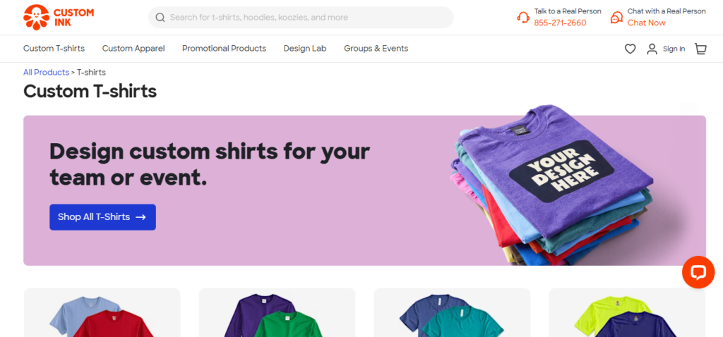 Best for Multiple-Address Shipping: Custom Ink