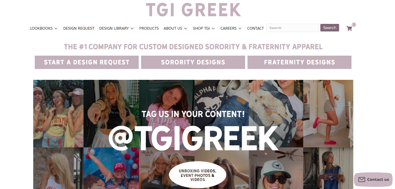 TGI Greek: Best for Full Bid Day Merch Packages