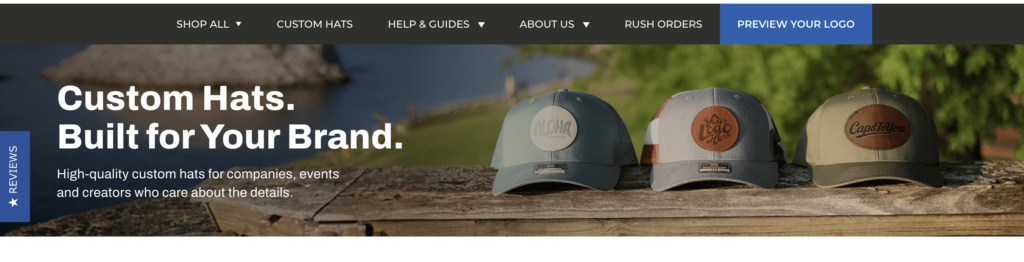CapsToYou High-quality custom hats for companies, events and creators who care about the details.