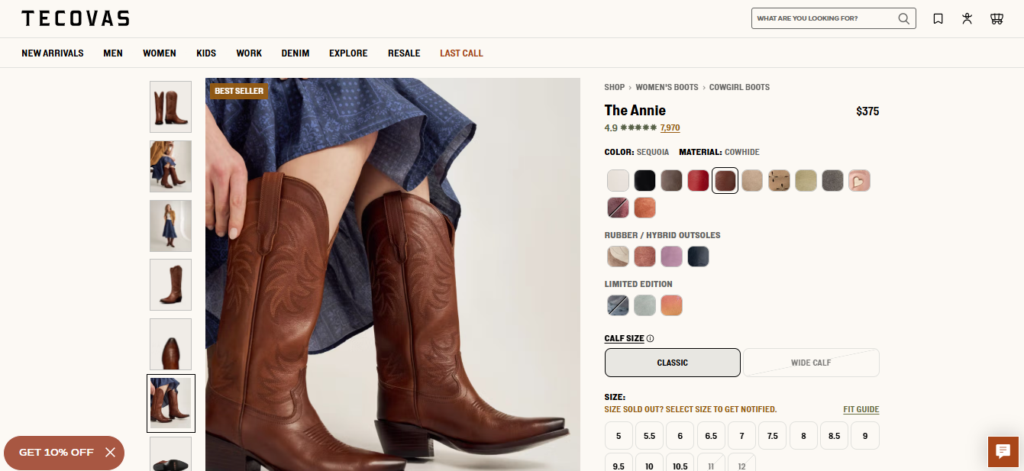 Tecovas Pricing