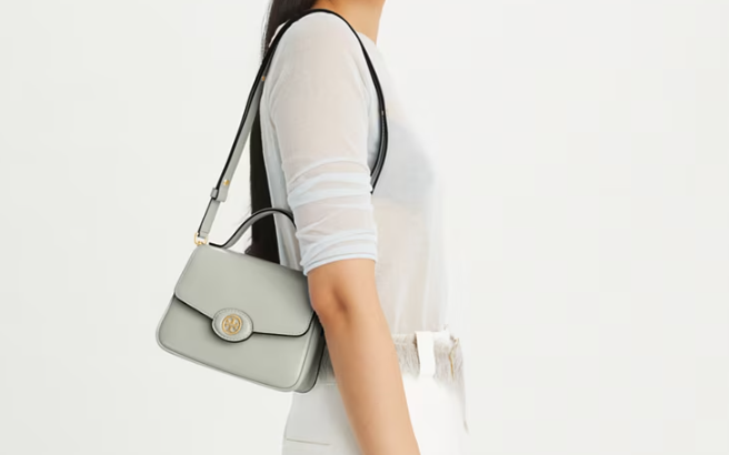 Tory Burch Small Robinson Top-Handle: Best Lower-Priced Polished Crossbody