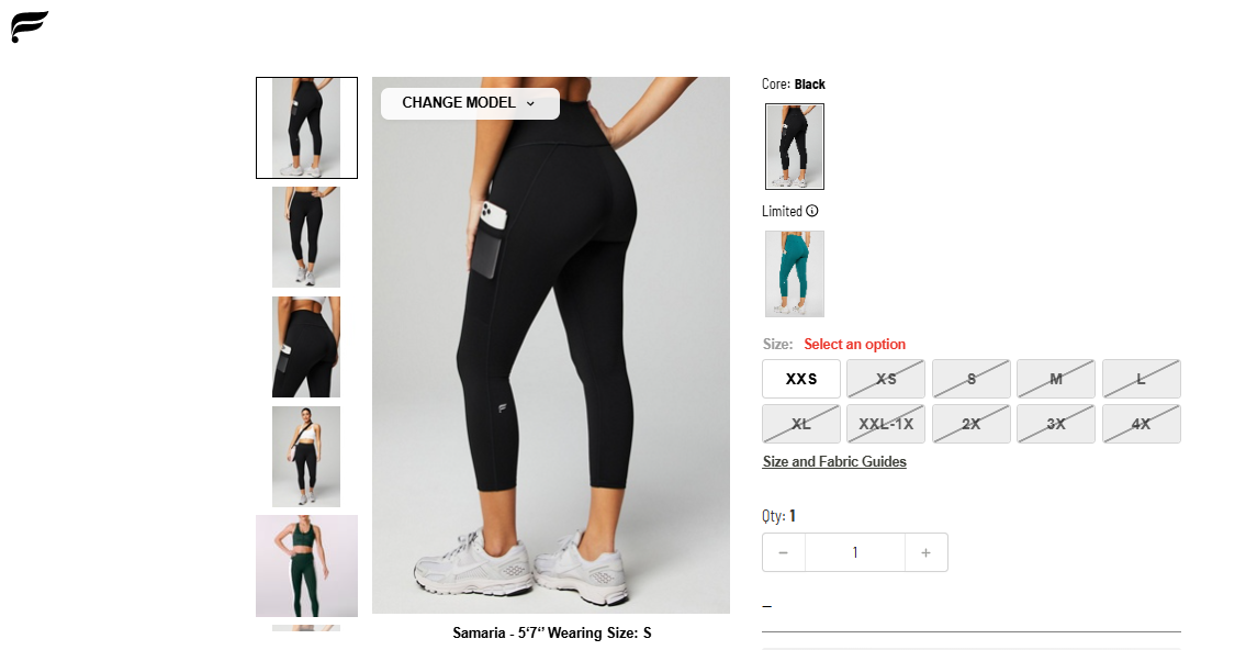 Fabletics On-the-Go PowerHold High-Waisted Capri